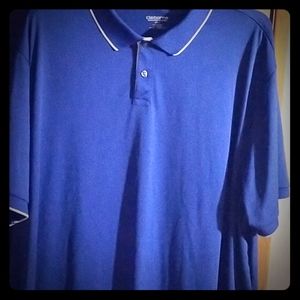 3xlt Claiborne moisture wicking polo shirt.